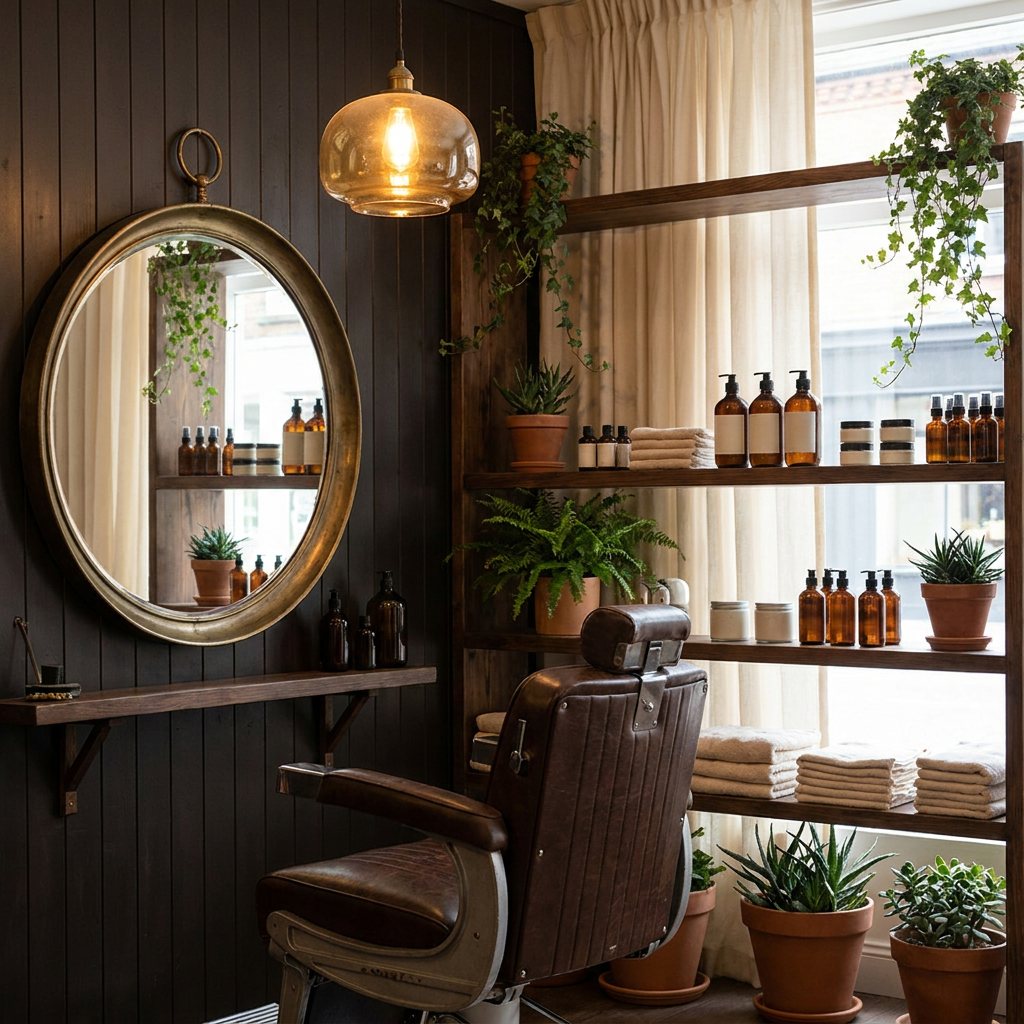 Sfeervolle kaphoek bij Hair & More